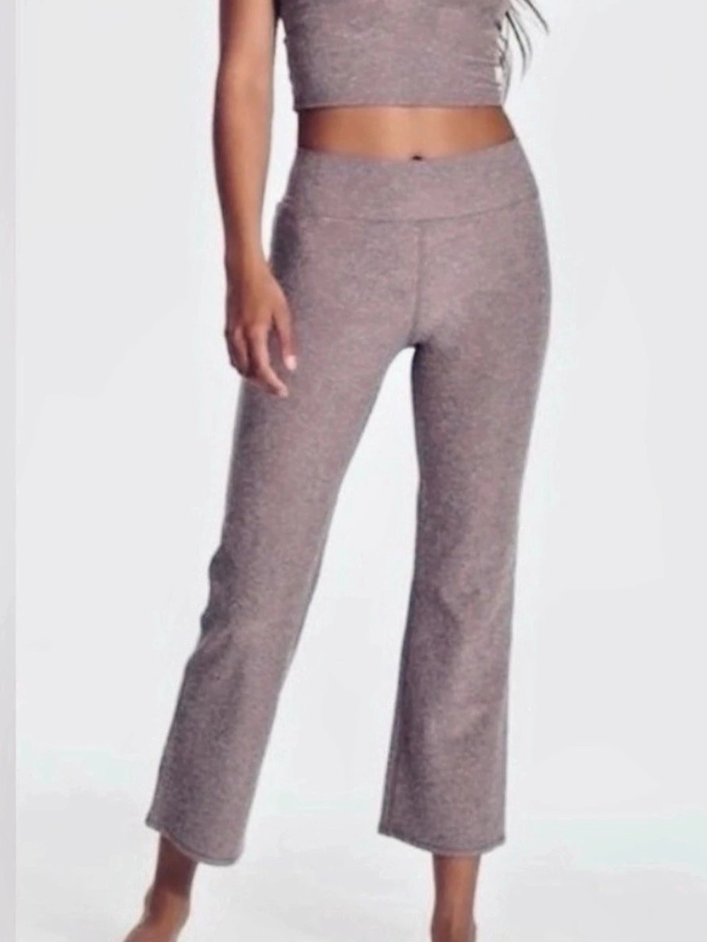 Vuori | Elevation Mid Rise Slim Bootcut Pants in Hazel Heather | Sz Medium